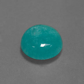 2.19 ct Blue Amazonite Stone, Natural Amazonite in Round Cabochon Shape for Sale