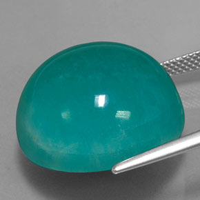 Amazonite Gemstone in 19.7 mm Size for Sale, Amazonite Stone in Green Color