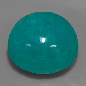 30.67 ct Green Amazonite Stone, Natural Amazonite in Round Cabochon Shape for Sale