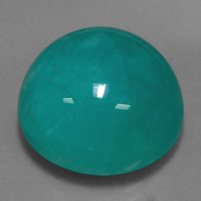 32.85 ct Blue Amazonite Stone, Natural Amazonite in Round Cabochon Shape for Sale