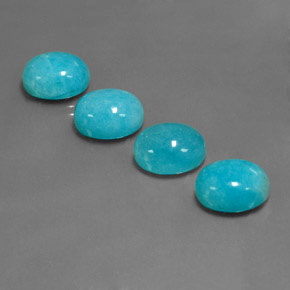 Amazonite Gemstone in 12 x 10 mm (calibrated) Size for Sale, Amazonite Stone in Blue-Green Color