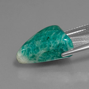 Amazonite Gemstone in 16.9 x 12.3 mm Size for Sale, Amazonite Stone in Green Color