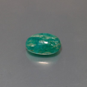 2.50 ct Green Amazonite Stone, Natural Amazonite in Oval Cabochon Shape for Sale