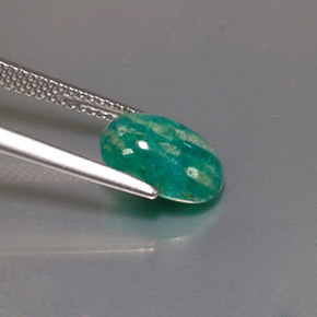 Amazonite Gemstone in 10.4 x 7.4 mm Size for Sale, Amazonite Stone in Green Color