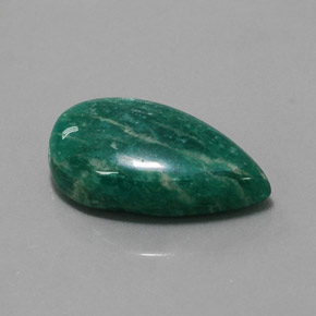 15.40 ct Green Amazonite Stone, Natural Amazonite in Pear Cabochon Shape for Sale