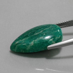 Amazonite Gemstone in 22.9 x 13.6 mm Size for Sale, Amazonite Stone in Green Color