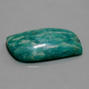 24.16 ct Green Amazonite Stone, Natural Amazonite in Fancy Cabochon Shape for Sale