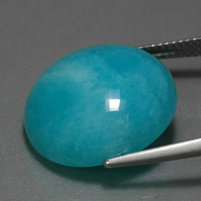 Amazonite Gemstone in 18 mm Size for Sale, Amazonite Stone in Blue-Green Color