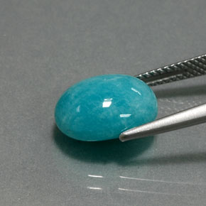 Amazonite Gemstone in 12 x 10 mm (calibrated) Size for Sale, Amazonite Stone in Blue-Green Color