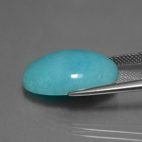 Amazonite Gemstone in 20 x 15 mm (calibrated) Size for Sale, Amazonite Stone in Green Blue Color