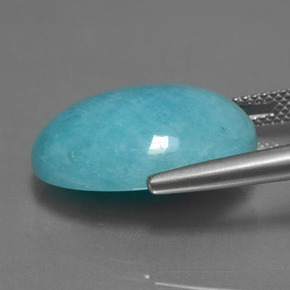 Amazonite Gemstone in 20 x 15 mm (calibrated) Size for Sale, Amazonite Stone in Blue-Green Color