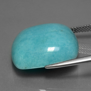 Amazonite Gemstone in 20 x 20 mm Size for Sale, Amazonite Stone in Green Blue Color