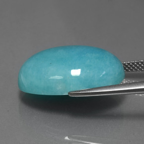 Amazonite Gemstone in 20 x 15 mm (calibrated) Size for Sale, Amazonite Stone in Blue-Green Color