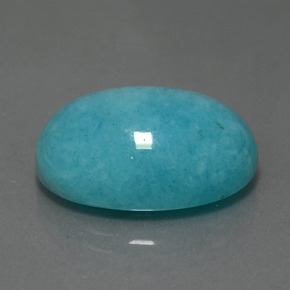 12.27 ct Green Amazonite Stone, Natural Amazonite in Oval Cabochon Shape for Sale