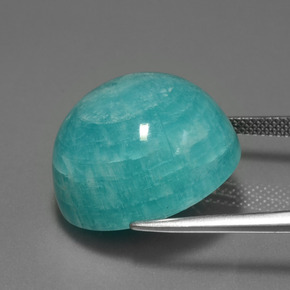 Amazonite Gemstone in 20.1 mm Size for Sale, Amazonite Stone in Blue-Green Color