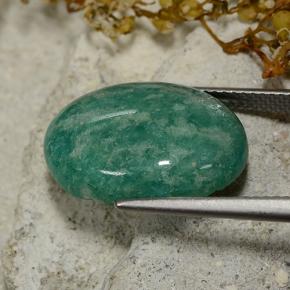 Amazonite Gemstone in 18 x 13 mm (calibrated) Size for Sale, Amazonite Stone in Blue-Green Color