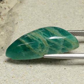 Amazonite Gemstone in 25.5 x 10.2 mm Size for Sale, Amazonite Stone in Blue-Green Color