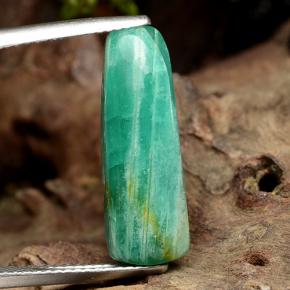 7.33 ct Green Amazonite Gemstone, Amazonite Gem in Trapezoid Cabochon Shape for Sale.