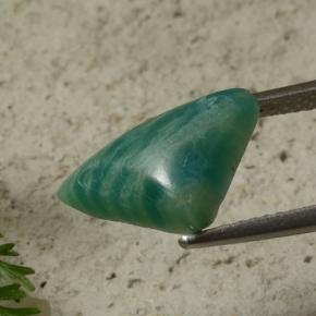 Amazonite Gemstone in 14.2 x 8.5 mm Size for Sale, Amazonite Stone in Blue-Green Color