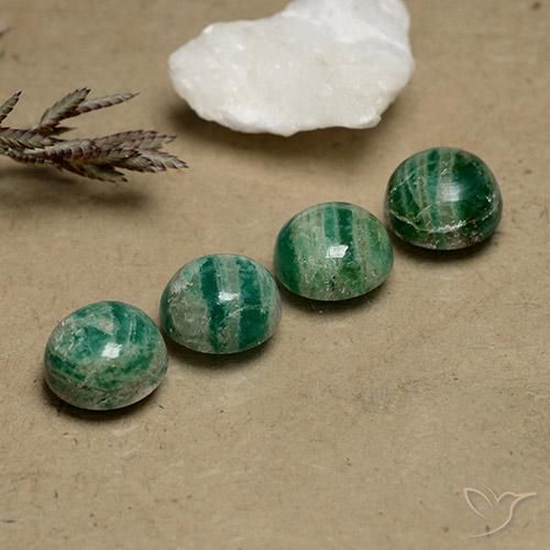 8.64ctw Natural Cool Green Amazonite, Round, Opaque