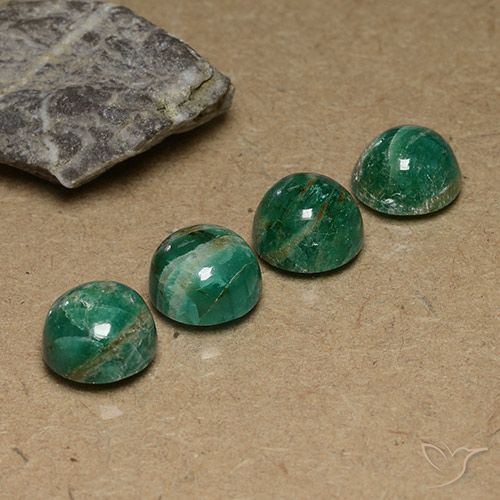 13.41 ct Green Amazonite, 9.1 mm Round Cut From Madagascar, Photo A