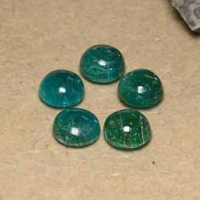 Cool Green Amazonite Gem - 1.9ct Round Cabochon (ID: 491003)