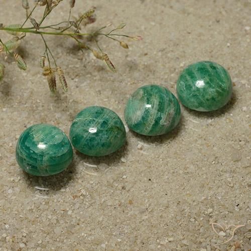 37 Carat Natural Amazonite Gemstone Amazonite Cabochon Top Quality Cushion Shape 18x19x4.50mm 2 Pcs Pair Handmade Amazonite Loose Gemstone