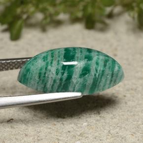 Amazonite Gemstone in 17.6 x 8 mm Size for Sale, Amazonite Stone in Cool Green Color