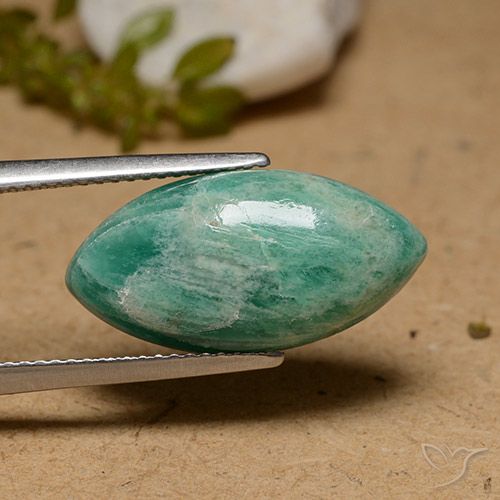 Top Quality Amazonite 13.30 Cts MGB-11 Natural Amazonite Cabochon Amazonite Smooth Loose Gemstone 18x14 MM