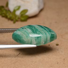 Amazonite Gemstone in 20.1 x 10.3 mm Size for Sale, Amazonite Stone in Cool Green Color