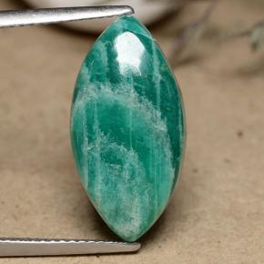 7.1ct Marquise Cabochon Blue-Green Amazonite for sale thumb image of 7.1ct Marquise Cabochon Blue-Green Amazonite (ID: 491218)