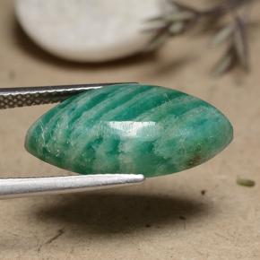 Amazonite Gemstone in 20 x 10 mm (calibrated) Size for Sale, Amazonite Stone in Cool Green Color