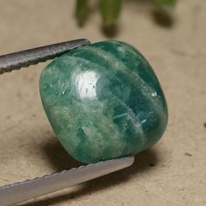 3.73 ct Green Amazonite Stone, Natural Amazonite in Cushion Cabochon Shape for Sale