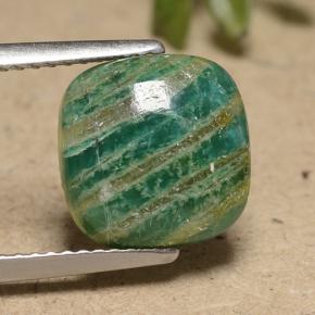 3.1ct Cushion Cabochon Blue-Green Amazonite for sale thumb image of 3.1ct Cushion Cabochon Blue-Green Amazonite (ID: 491275)