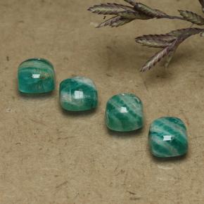 2.7ct Cushion Cabochon Blue-Green Amazonite for sale thumb image of 2.7ct Cushion Cabochon Blue-Green Amazonite (ID: 491696)