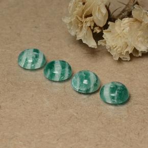 0.7ct Round Cabochon Blue-Green Amazonite for sale thumb image of 0.7ct Round Cabochon Blue-Green Amazonite (ID: 491717)