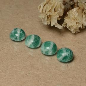 0.8ct Round Cabochon Blue-Green Amazonite Gem for sale 0.8ct Round Cabochon Blue-Green Amazonite Gem (ID: 491719)
