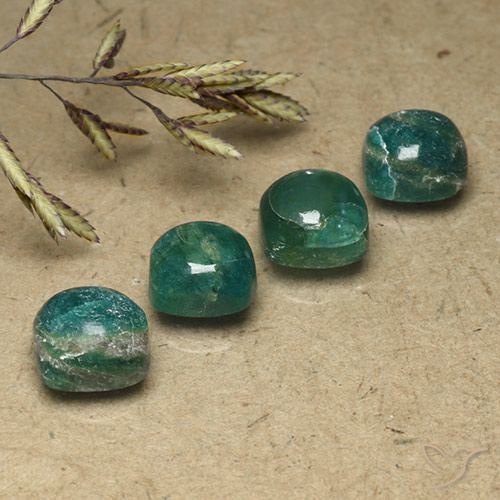7.62ctw Natural Cool Green Amazonite, Cushion, Opaque