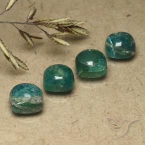 Amazonite Gemstones in 7 x 7 mm (calibrated) Size for Sale, Amazonite Stones in Cool Green Color