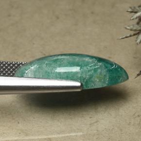Amazonite Gemstone in 20 x 10 mm (calibrated) Size for Sale, Amazonite Stone in Pine Green Color