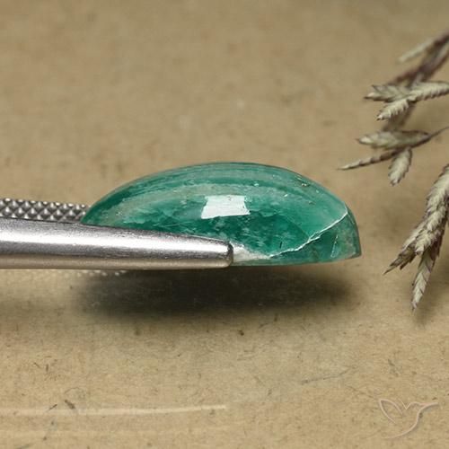 Amazonite Gemstone in 18.9 x 10.2 mm Size for Sale, Amazonite Stone in Cool Green Color