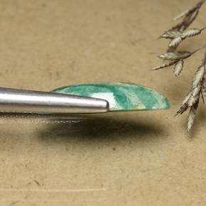 Amazonite Gemstone in 20 x 10 mm (calibrated) Size for Sale, Amazonite Stone in Blue-Green Color