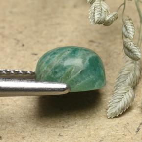Amazonite Gemstone in 7.3 x 7.3 mm Size for Sale, Amazonite Stone in Blue-Green Color