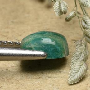 Amazonite Gemstone in 6.9 x 5.8 mm Size for Sale, Amazonite Stone in Blue-Green Color