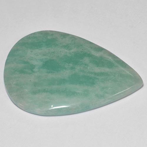 Amazonite Gemstone in 30 x 21.1 mm Size for Sale, Amazonite Stone in Bluish Green Color