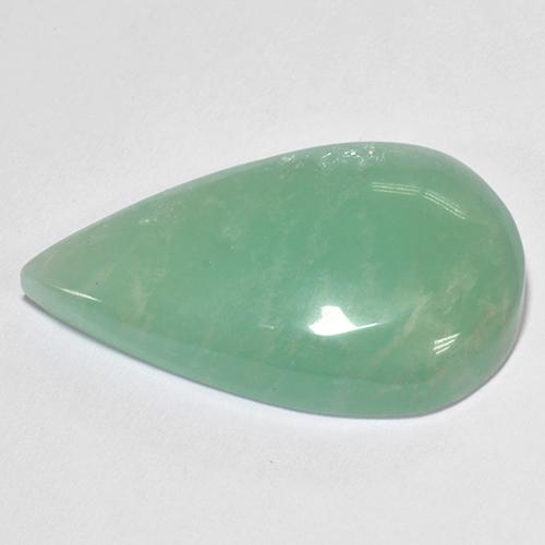Amazonite Gemstone in 25 x 14.5 mm Size for Sale, Amazonite Stone in Green Blue Tone Color