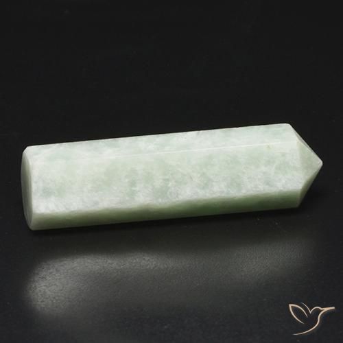 Amazonite Gemstone in 34.2 x 9.5 mm Size for Sale, Amazonite Stone in Light Green Color