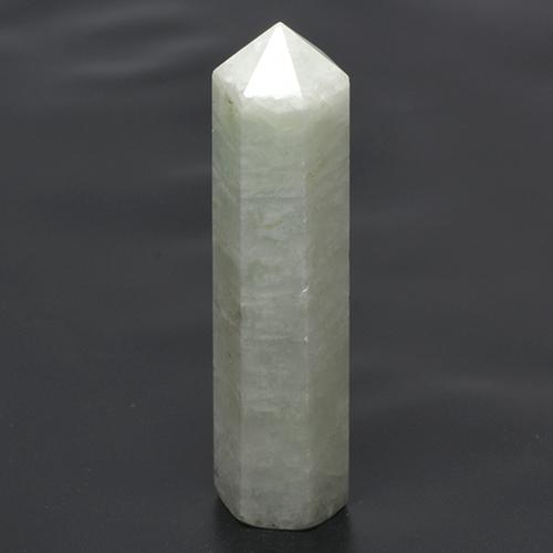 Grey Green Amazonite Gem - 23.7ct Pencil Cut (ID: 529129)
