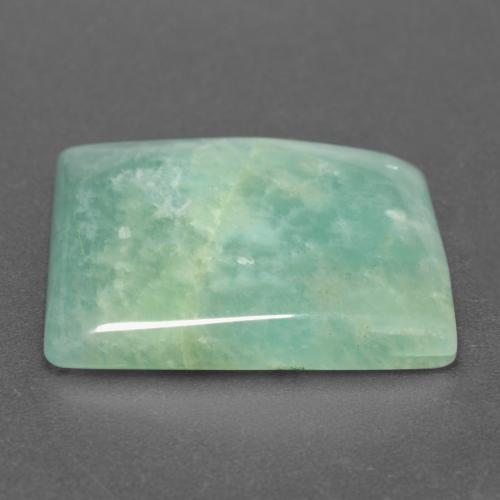 Amazonite Gemstone in 24.3 x 20.2 mm Size for Sale, Amazonite Stone in Pale Green Color