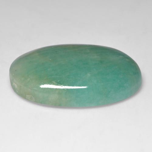 Amazonite Gemstone in 29.3 x 19.6 mm Size for Sale, Amazonite Stone in Green Blue Tone Color
